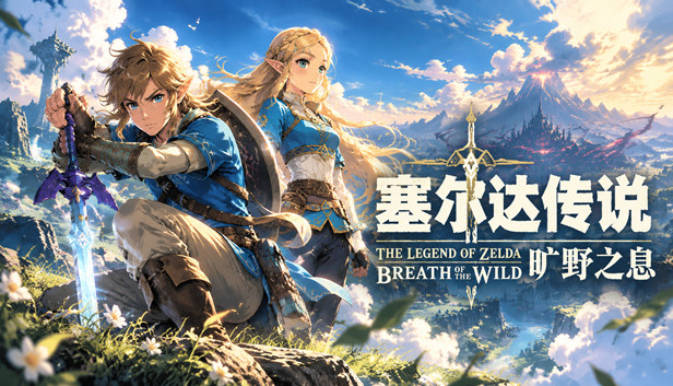 【PC】塞尔达传说 旷野之息 PC转译版本 V1.9.0 4K240帧 豪华中文版+高清优化补丁+预购特典+全DLC+支持手柄（The Legend of Zelda：Breath of the Wild）-电玩纪元